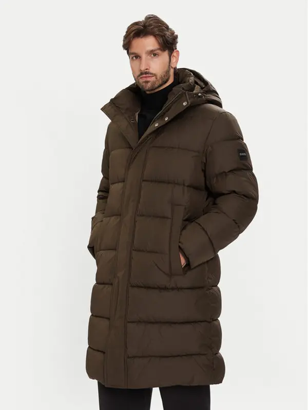 Boss BOSS Zimska jakna H-Cenuto 50540474 Smeđa Regular Fit