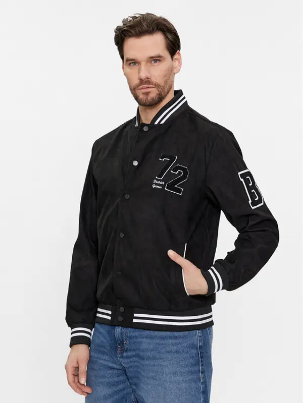 Brave Soul Brave Soul Bomber MJK-BROXTON Crna Regular Fit