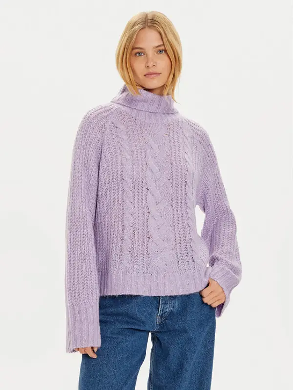 Brave Soul Brave Soul Dolčevita LK-230FORESTA Ljubičasta Regular Fit