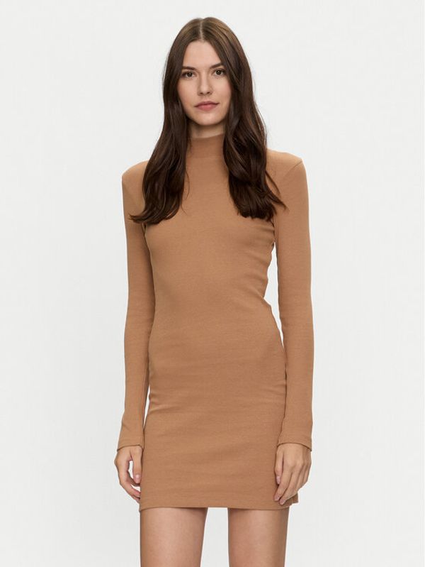 Brave Soul Brave Soul Džemper haljina LDRJ-69GERRIECAM Smeđa Regular Fit