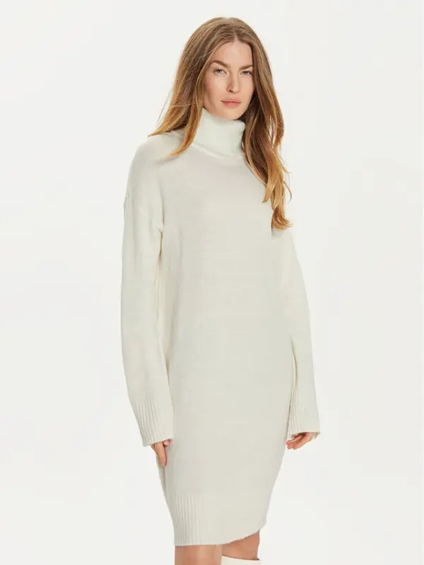 Brave Soul Brave Soul Džemper haljina LKD-230MINGLYB Écru Regular Fit