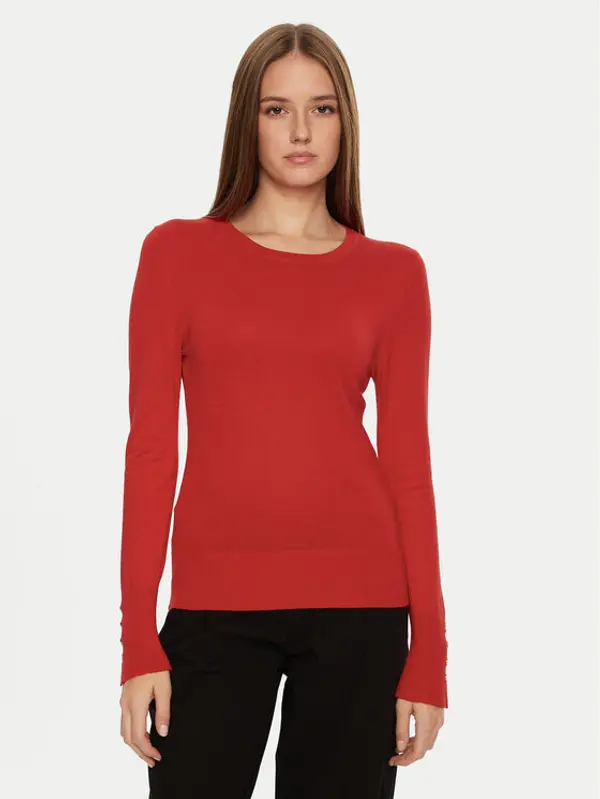 Brave Soul Brave Soul Džemper LK-248HOLLYRD Crvena Regular Fit