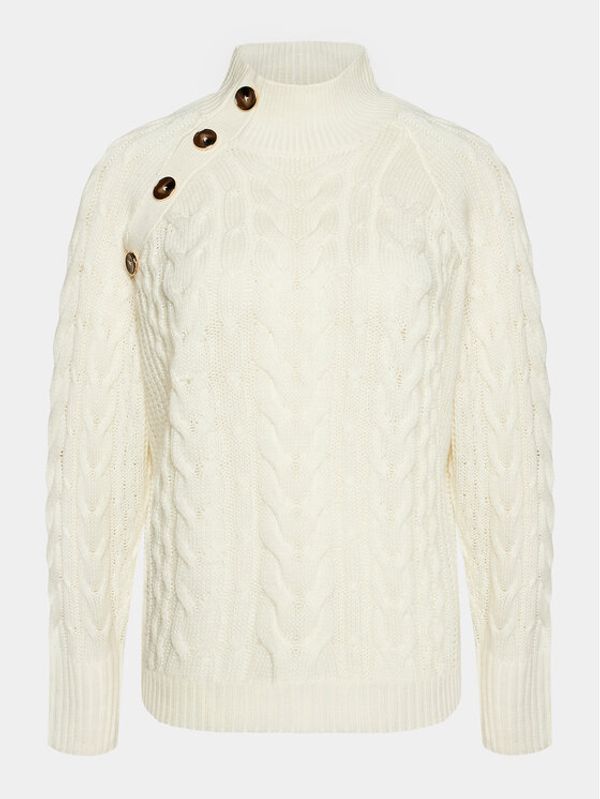 Brave Soul Brave Soul Džemper LK-248SKYE Écru Regular Fit