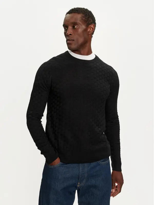 Brave Soul Brave Soul Džemper MK-248BURKE Tamnoplava Regular Fit