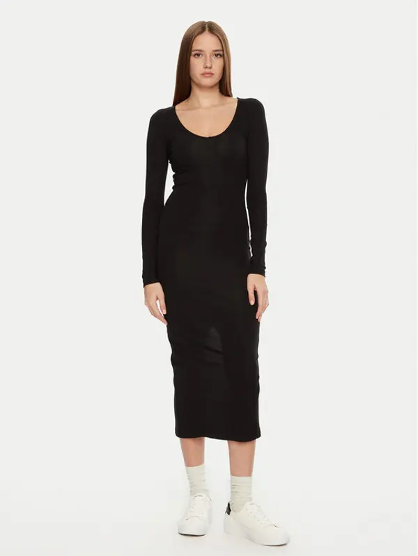 Brave Soul Brave Soul Haljina za svaki dan LDRJ-624HOLLY Crna Regular Fit