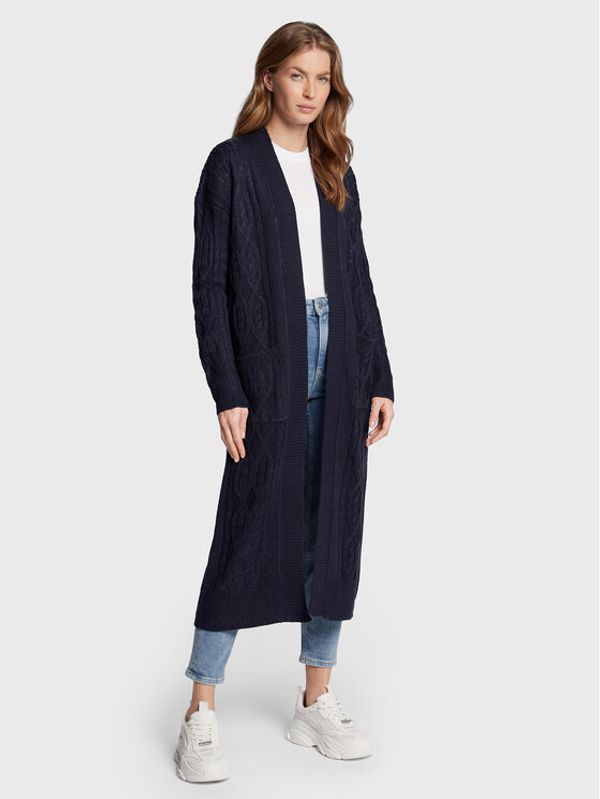 Brave Soul Brave Soul Kardigan LKC-274WALNUTA Tamnoplava Regular Fit