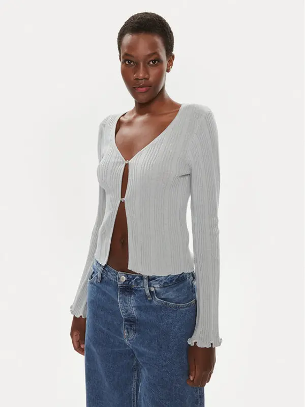 Brave Soul Brave Soul Kardigan LKC-364RIPLEYGRY Siva Straight Fit