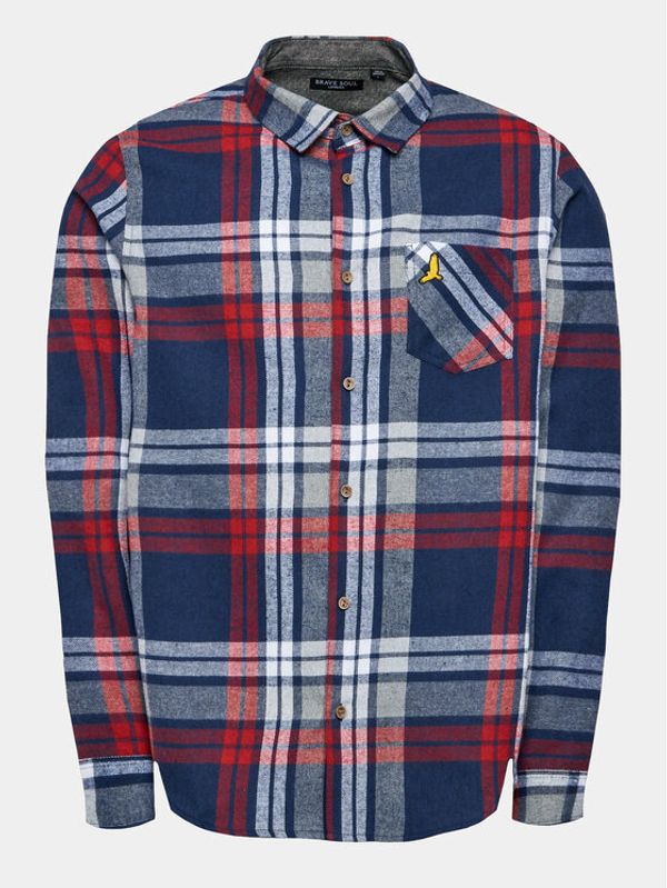 Brave Soul Brave Soul Košulja MSH-230GIRATINA Tamnoplava Regular Fit