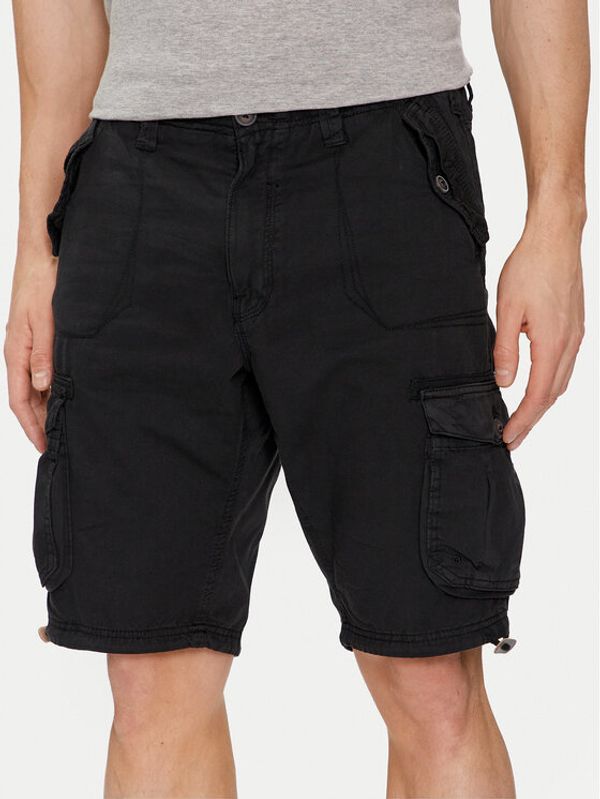 Brave Soul Brave Soul Kratke hlače MSRT-GEORGEBLK Crna Straight Fit