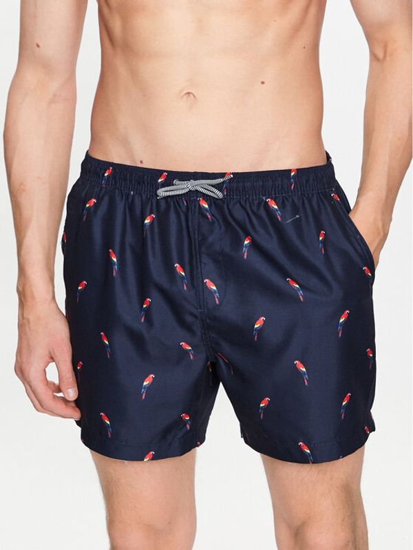 Brave Soul Brave Soul Kupaće gaće i hlače MSRT-PARROT Tamnoplava Regular Fit