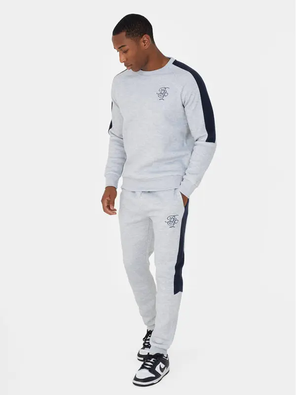 Brave Soul Brave Soul Majica dugih rukava MJS-516ALSTON Siva Straight Fit