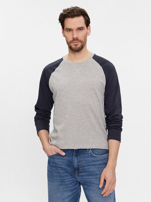 Brave Soul Brave Soul Majica dugih rukava MLT-69OSBOURNEJ Siva Regular Fit