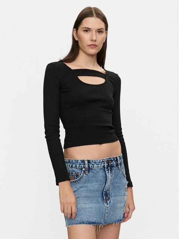 Brave Soul Brave Soul Majica LLT-248NALA Crna Slim Fit