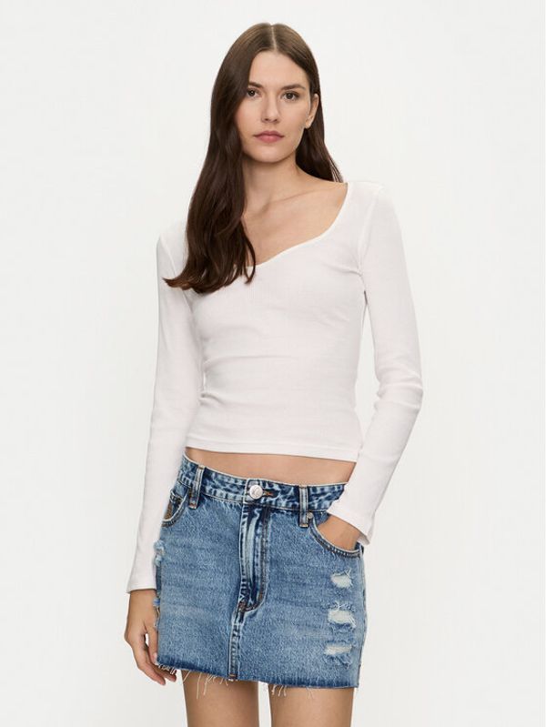 Brave Soul Brave Soul Majica LLT-624SARAH Bijela Slim Fit