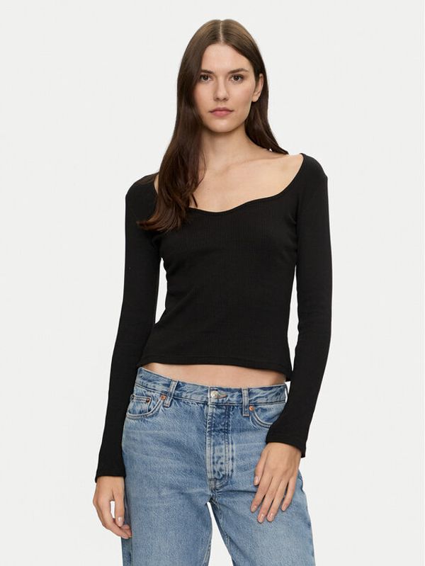 Brave Soul Brave Soul Majica LLT-624SARAH Crna Slim Fit