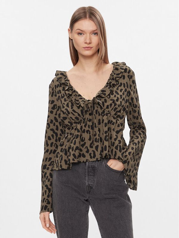 Brave Soul Brave Soul Majica LWT-272MINDY Smeđa Regular Fit