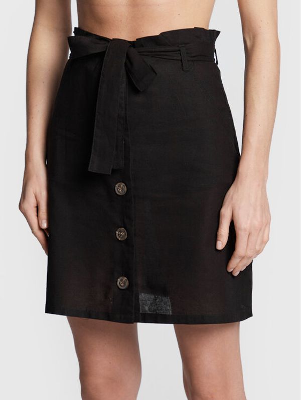 Brave Soul Brave Soul Mini suknja LSKW-272LINZI Crna Regular Fit