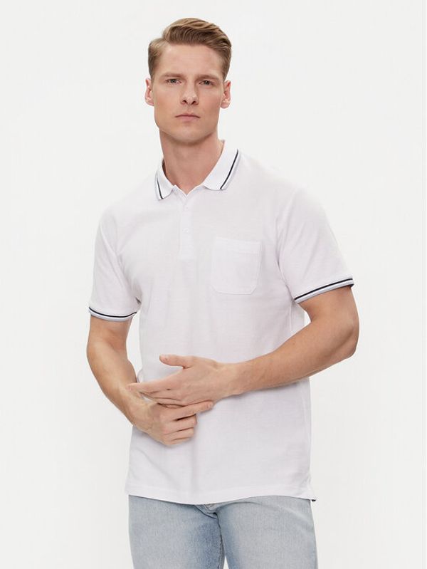 Brave Soul Brave Soul Polo MPS-149COSMO Bijela Straight Fit