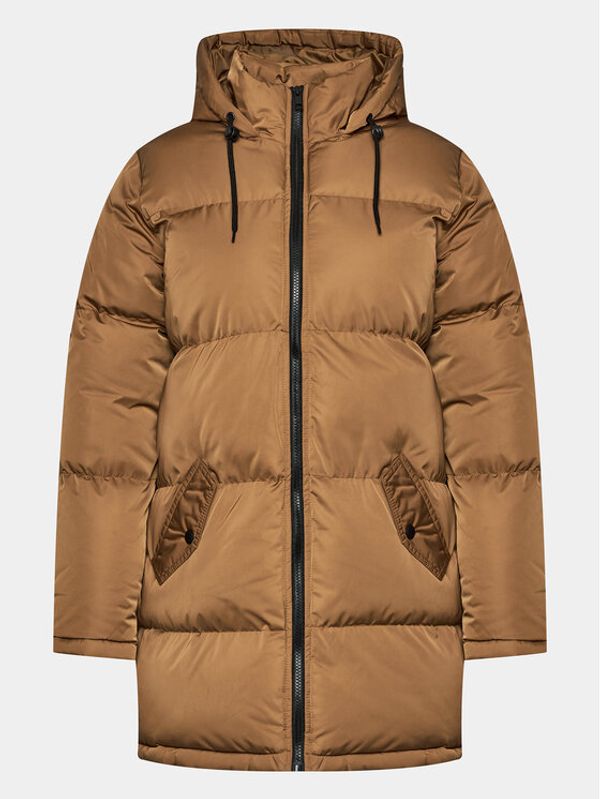 Brave Soul Brave Soul Prijelazna jakna LJK-CELLOLONGTOF Smeđa Regular Fit