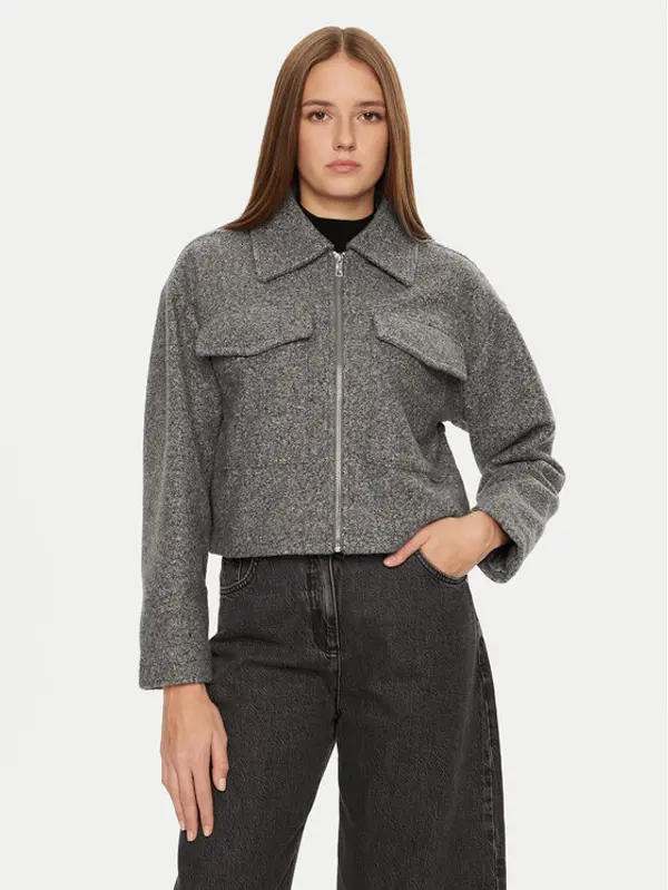 Brave Soul Brave Soul Prijelazna jakna LJK-IZAI Siva Regular Fit