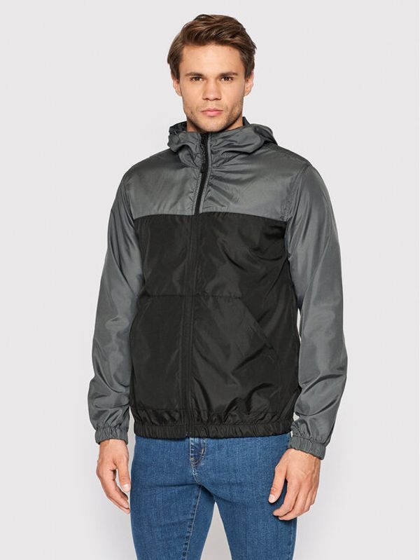 Brave Soul Brave Soul Prijelazna jakna MJK-ASHBLOCK Crna Regular Fit