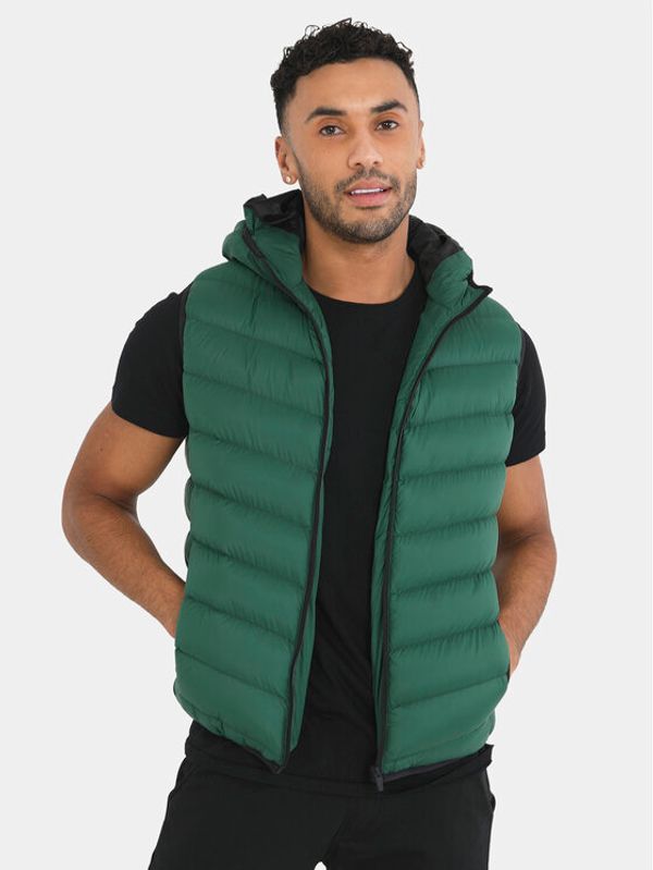 Brave Soul Brave Soul Prsluk MJK-BLACKBURNGRN Zelena Straight Fit