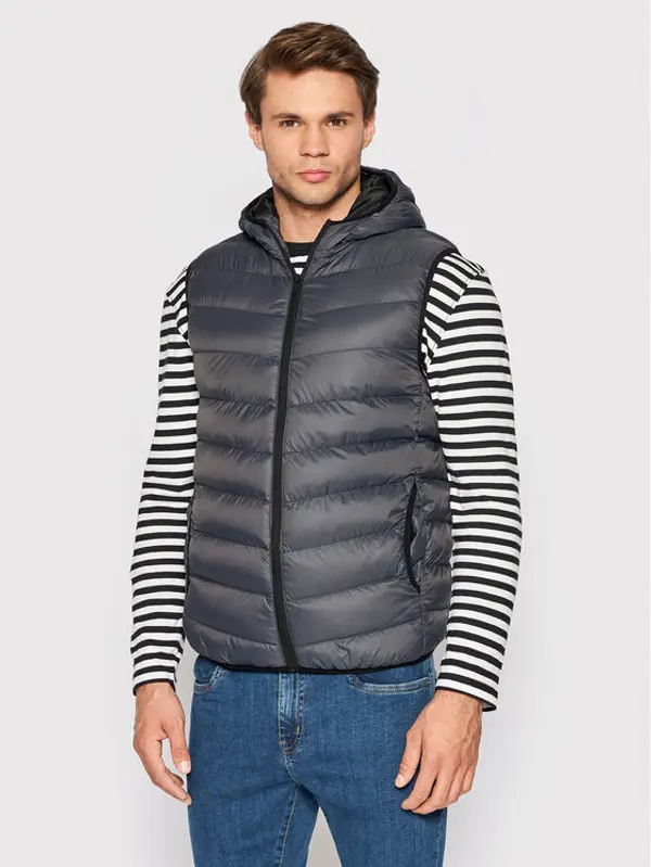 Brave Soul Brave Soul Sportski prsluk MJK-BLACKBURN Siva Regular Fit