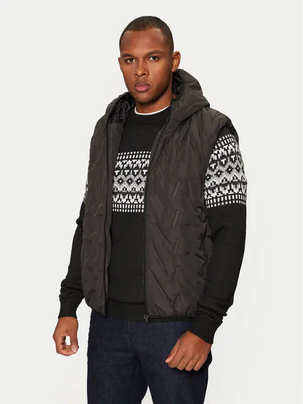Brave Soul Brave Soul Sportski prsluk MJK-INFERNO Siva Regular Fit
