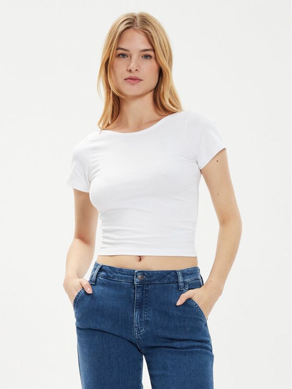 Brave Soul Brave Soul T-shirt LTS-627PIXIE Bijela Straight Fit