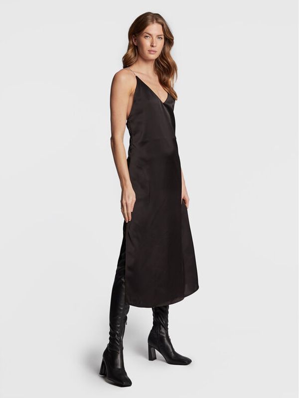 Bruuns Bazaar Bruuns Bazaar Haljina za svaki dan Catmint Indie BBW3227 Crna Regular Fit