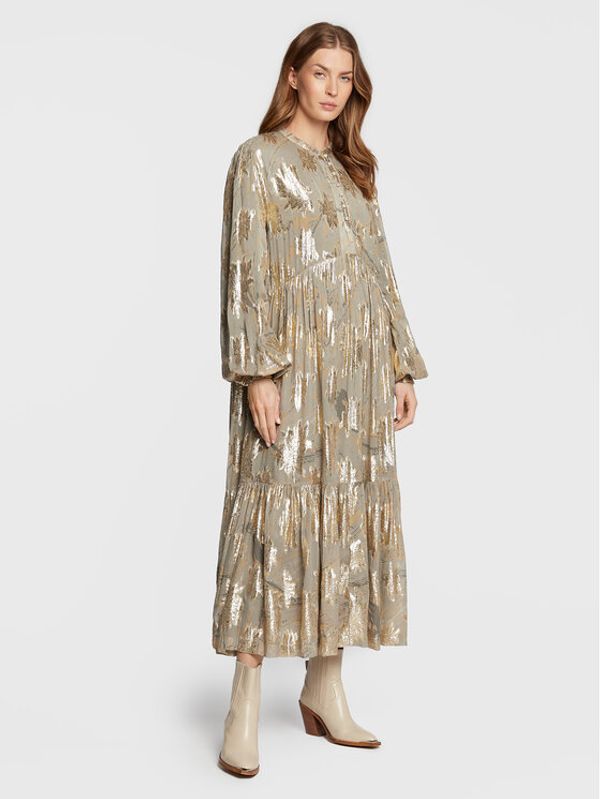 Bruuns Bazaar Bruuns Bazaar Haljina za svaki dan Hollyhock Laerke BBW3059 Zelena Relaxed Fit