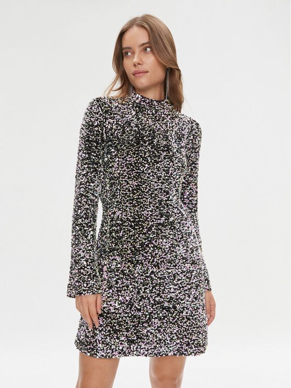 Bruuns Bazaar Bruuns Bazaar Koktel haljina BBW3693 Crna Regular Fit