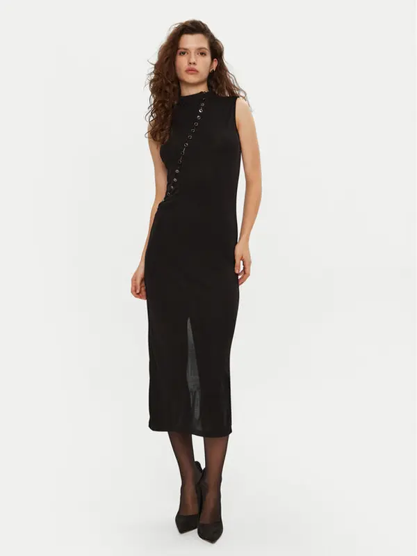 Bruuns Bazaar Bruuns Bazaar Koktel haljina BBW3707 Crna Regular Fit