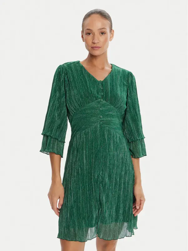 Bruuns Bazaar Bruuns Bazaar Koktel haljina Brella Zabina BBW4533 Zelena Regular Fit