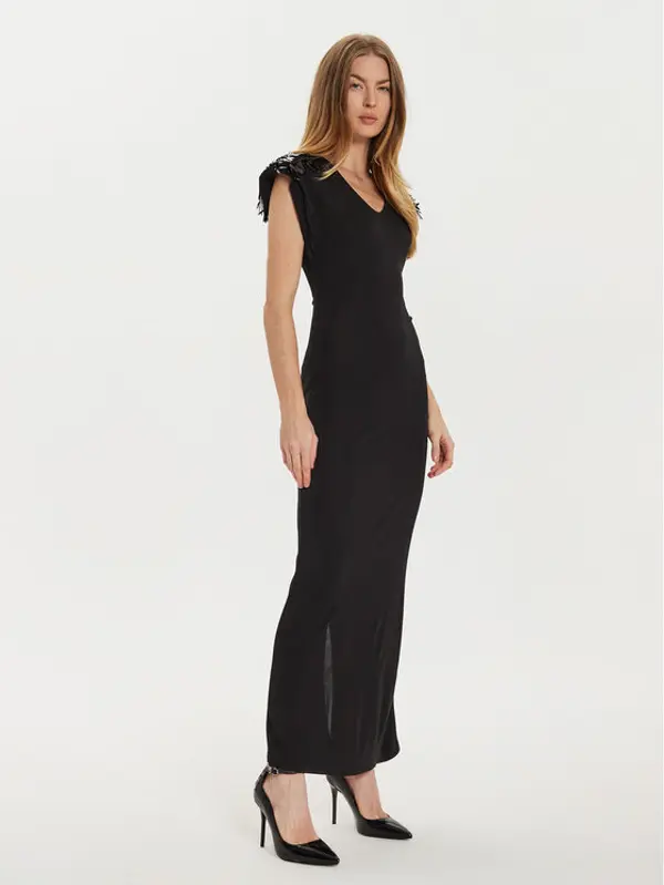 Bruuns Bazaar Bruuns Bazaar Koktel haljina Dorit BBW4213 Crna Slim Fit