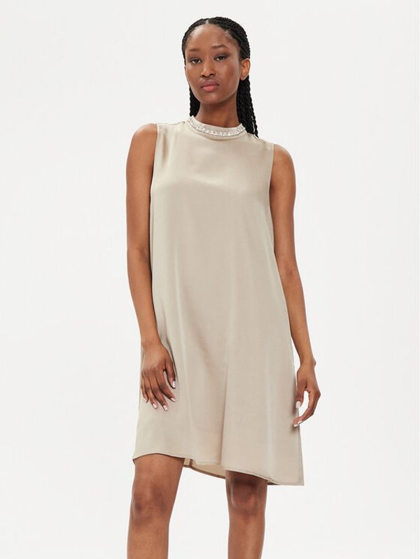 Bruuns Bazaar Bruuns Bazaar Koktel haljina Narin BBW3911 Bež Relaxed Fit