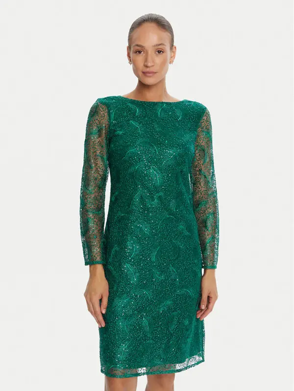 Bruuns Bazaar Bruuns Bazaar Koktel haljina Palm Yvona BBW4542 Zelena Regular Fit