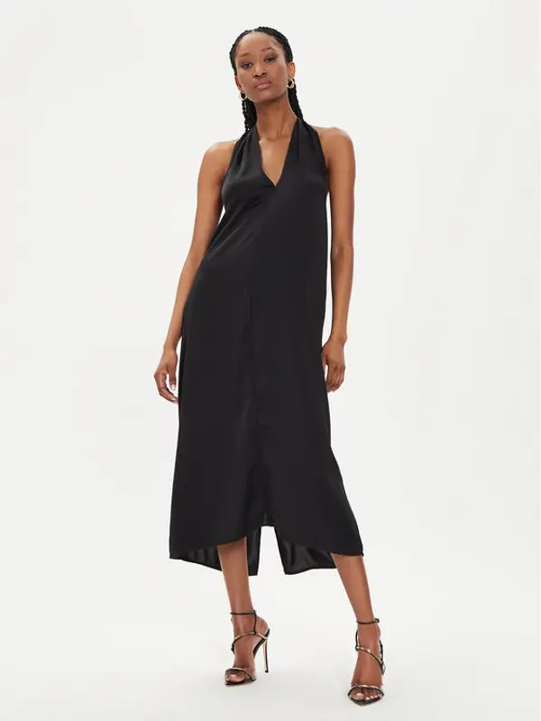 Bruuns Bazaar Bruuns Bazaar Koktel haljina Phia BBW3962 Crna Regular Fit