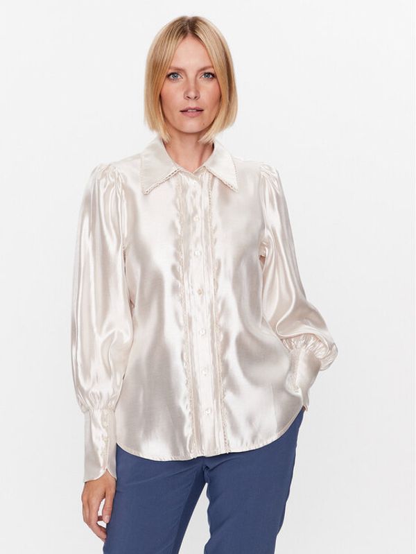 Bruuns Bazaar Bruuns Bazaar Košulja Chicory India BBW3320 Bež Regular Fit