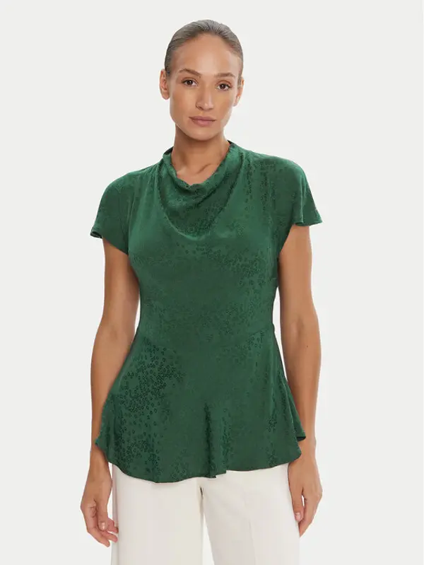 Bruuns Bazaar Bruuns Bazaar Majica Bacopa Zimoni BBW4577 Zelena Regular Fit