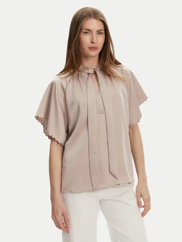 Bruuns Bazaar Bruuns Bazaar Majica Beckia Wendi BBW4439 Bež Regular Fit