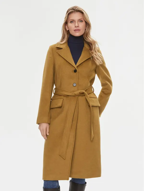 Bruuns Bazaar Bruuns Bazaar Vuneni kaput Catarina BBW2508 Smeđa Regular Fit