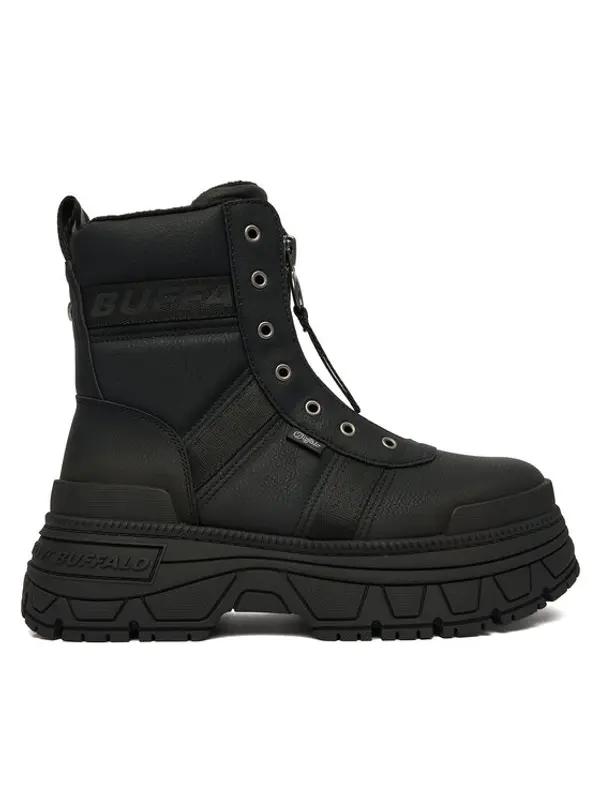 Buffalo Buffalo Gležnjače Fusion Front Zip 1270130 Crna