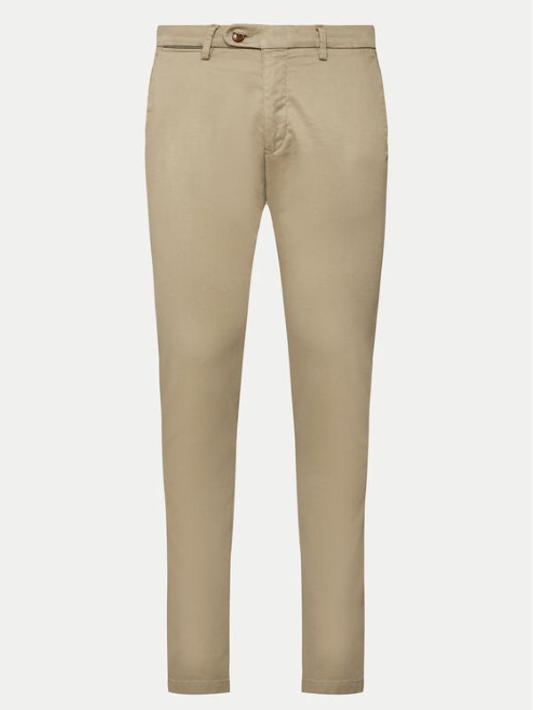 Bugatti Bugatti Hlače 4220 16224 Bež Slim Fit