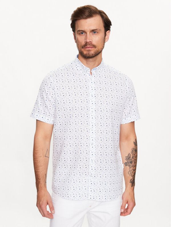 Bugatti Bugatti Košulja 9450 38341 Bijela Regular Fit