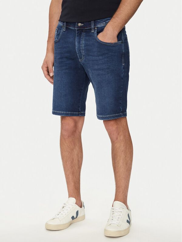 Bugatti Bugatti Kratke traperice 3138D 56604A Tamnoplava Slim Fit