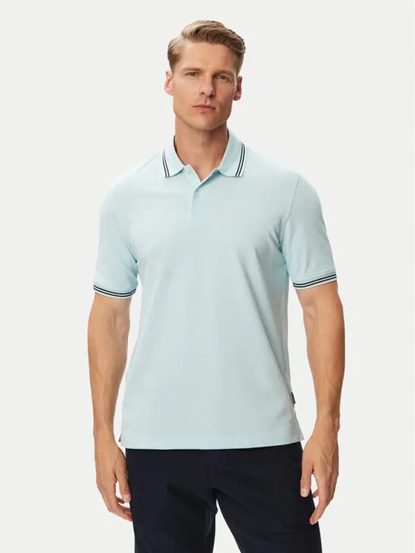 Bugatti Bugatti Polo 8150-15001E Svijetlo plava Regular Fit