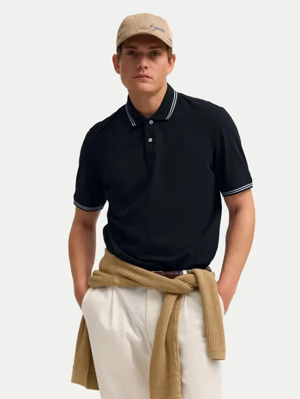 Bugatti Bugatti Polo 8150-15001E Tamnoplava Regular Fit