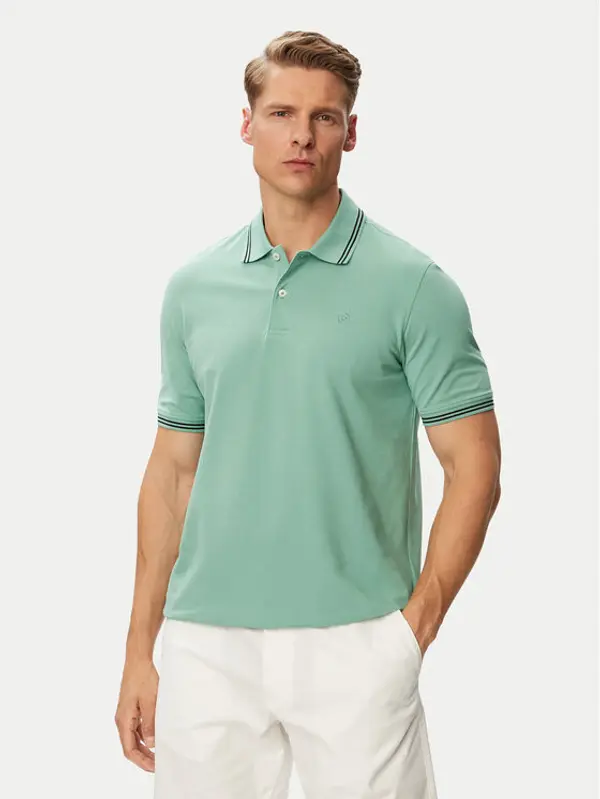 Bugatti Bugatti Polo 8150-15001E Zelena Regular Fit