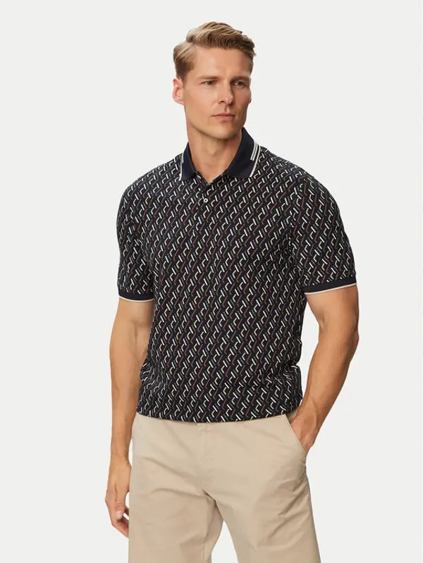 Bugatti Bugatti Polo 8150-15032E Tamnoplava Regular Fit